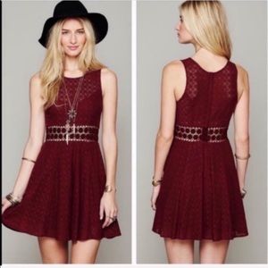Free People Daisy Lace Fit & Flare Dress
